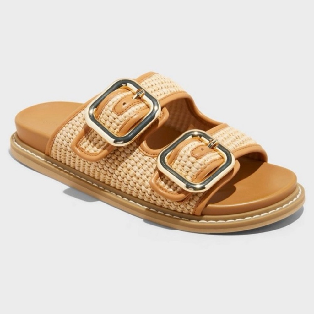 Universal Thread wide width sandals NWT - image 1